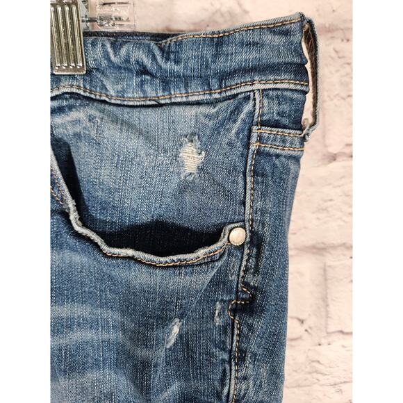 Torrid Women's Denim Cut Off Jean Shorts Size 20 Medium Wash - Picture 2 of 9
